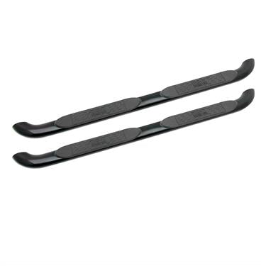 S225040 4" OVAL SIDE STEPS BLK