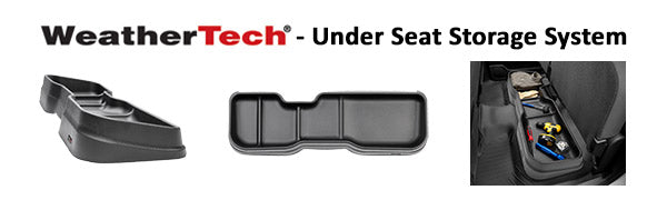 WeatherTech UnderSeat Cargo 4S005 19-21 Silverado 1500; 19-21 GMC Sierra 1500; 2020 Silverado 2500HD/3500HD; 2020. GMC Sierra 2500HD/3500HD