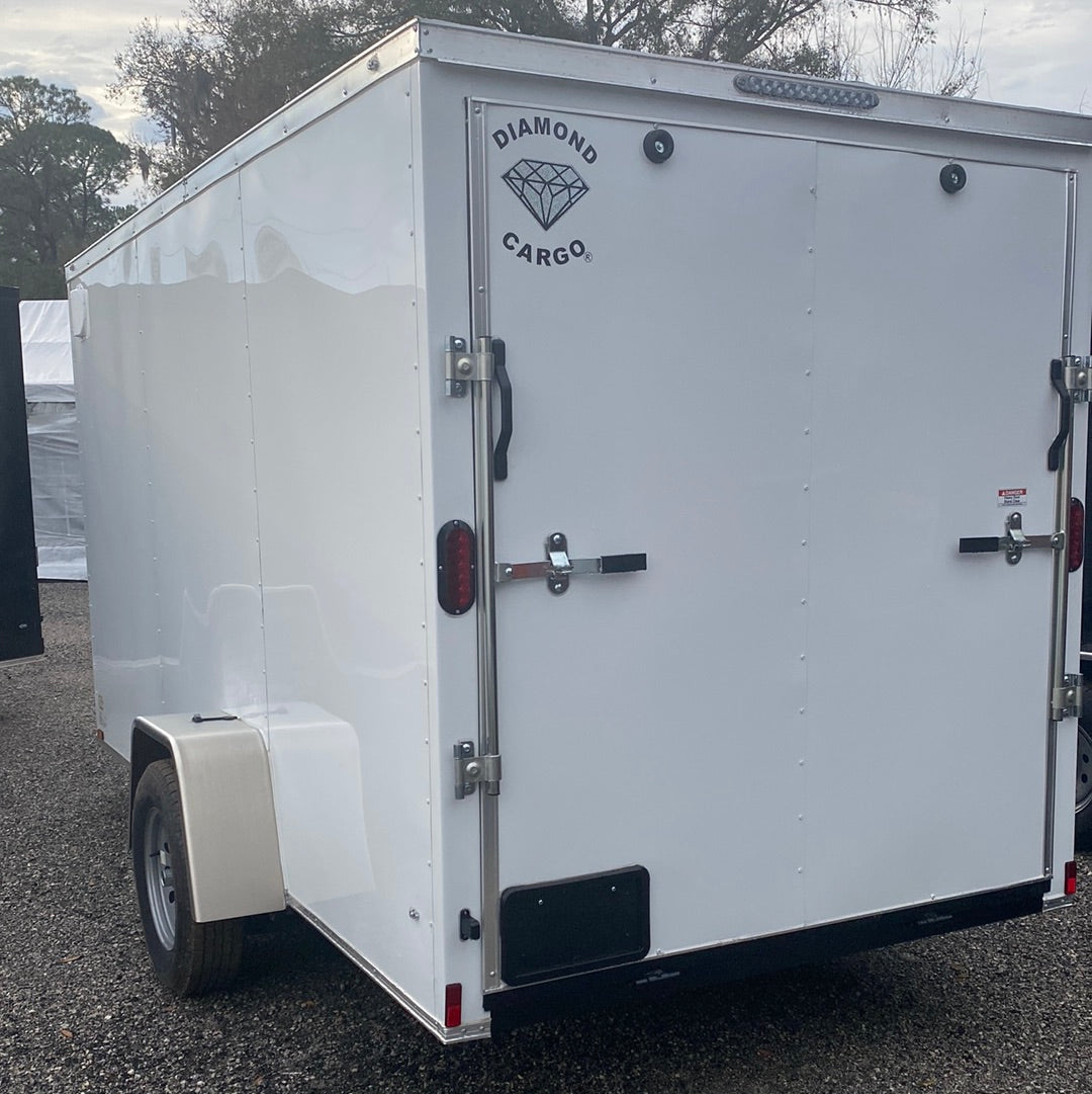 97479 Diamond Cargo 6x12 SA Enclosed Trailer