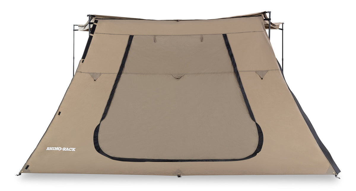 33112 - Rhino Rack Batwing Tapered Zip Extension With Door Tan