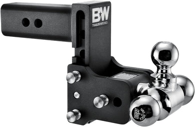 TS20048B - B&W Automotive Class V 2 1/2In Receiver Black Tow & Stow 8in Model 5in Drop 5.5in Rise Tri-Ball