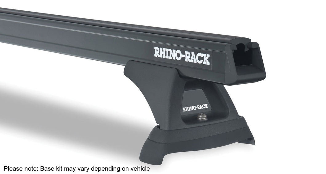 JA9831 - Rhino Rack Heavy Duty Rcl Trackmount Black 2 Bar Roof Rack