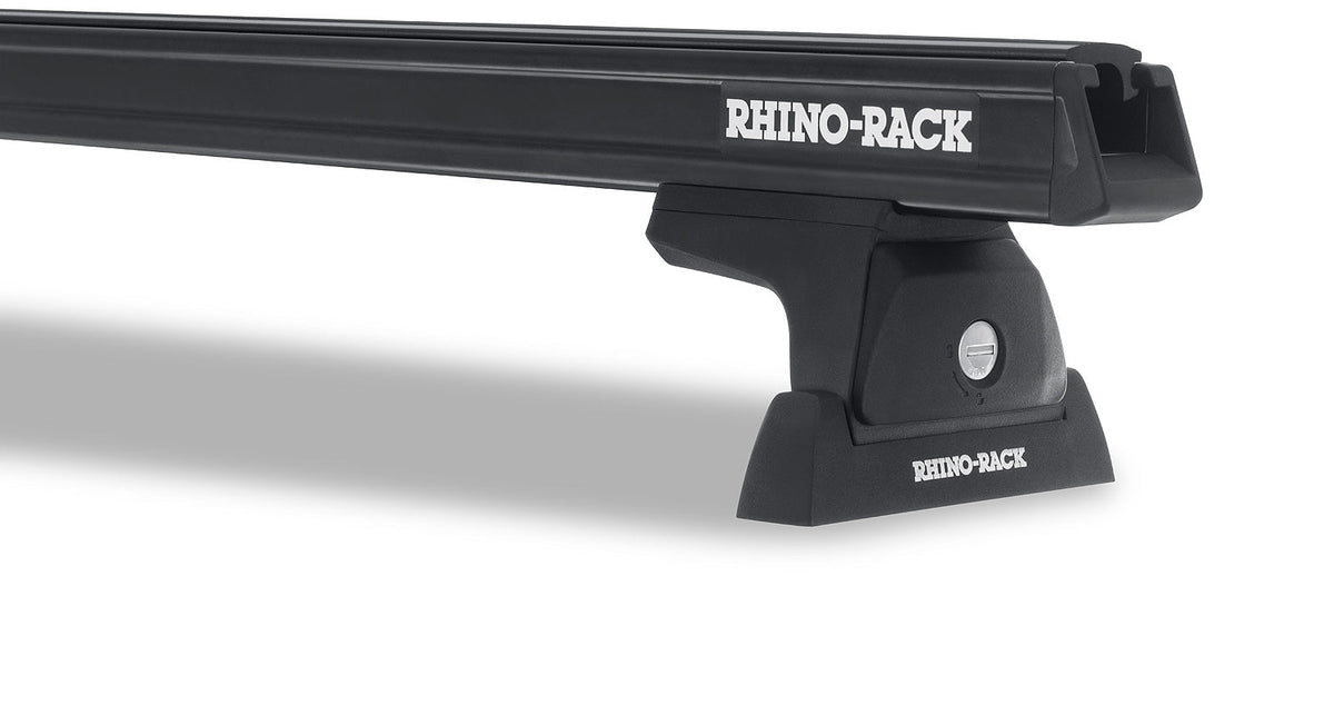 Y01-140B - Rhino Rack Track  Mount, Cap Topper, H/D Bar Black 65In: Rtc16 X 1, Rlt500 X 2, & Rb1650B X