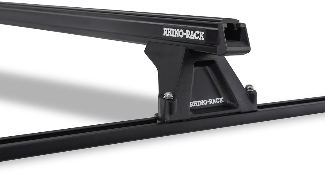 JA8730 - Rhino Rack Heavy Duty Rltf Trackmount Black 2 Bar Roof Rack