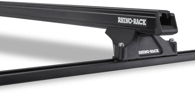 JA8741 - Rhino Rack Heavy Duty Rltp Trackmount Black 2 Bar Roof Rack