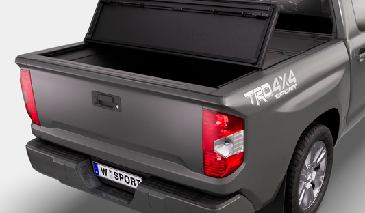 4812550 - Worksport Nexus Flip-Up Hard Trifold Bed Cover - Fits Chevrolet Silverado 1500 New Body (19-26); GMC Sierra 1500 New Body (19-26); NO Side Storage Boxes 5'8" Bed