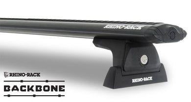 JA6390 - Rhino Rack Vortex Rlt600 Black 3 Bar Backbone Roof Rack