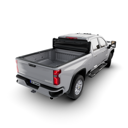29-1356 - Worksport SC4 Soft Trifold Bed Cover - Fits 2020-2026 Chevrolet Silverado/GMC Sierra 2500/3500HD 6' 9" Bed without Factory Side Storage Boxes