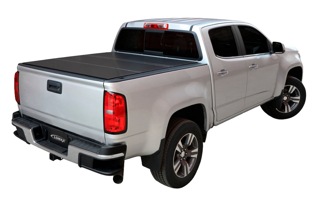 B1020029 - Lomax Folding Hard Cover - Fits 2015-2022 Chevrolet Colorado/GMC Canyon 5 Bed - Matte Black