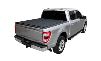 B4070019 - Lomax Folding Hard Cover - Fits 2017-2024 Jeep Gladiator 5 Bed - Black Diamond Mist