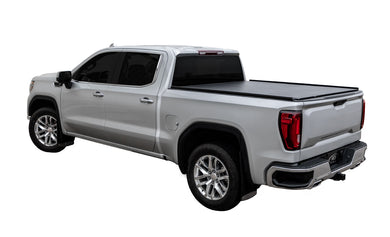 F0020132 - Adarac Aluminum Utility Rails - Fits 2020-2024 Chevrolet Silverado/GMC Sierra 2500/3500HD 68 Bed Non Dually (remove taillight for install)