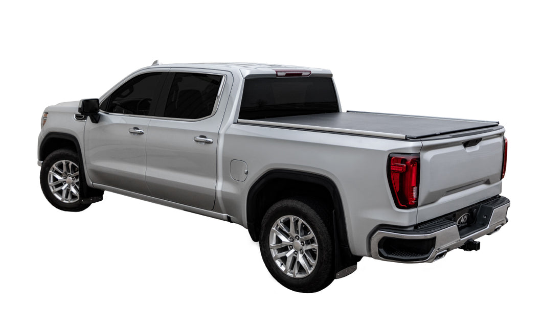 F0020111 - Adarac Aluminum Utility Rails - Fits 2019-2024 Chevrolet Silverado/GMC Sierra 1500 8 Bed (remove taillight for install)