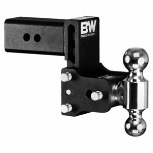 TS20037B - B&W Automotive Tow and Stow Hitch for 2.5" Receiver - 2.5" Receiver, Dual Ball (2" x 2-5/16"), 5" Drop, 14,500 GTW