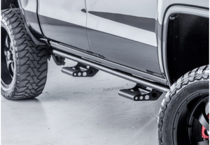 J184RKR - N-Fab RKR Rails - Fits 2018-2022 Jeep Wrangler JL 4 Door - TX Black