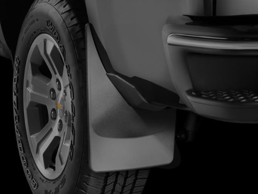 110070-120070 - WeatherTech Mud Flaps - Fits 2014-Current Nissan Rogue Black No Drill - Front & Rear