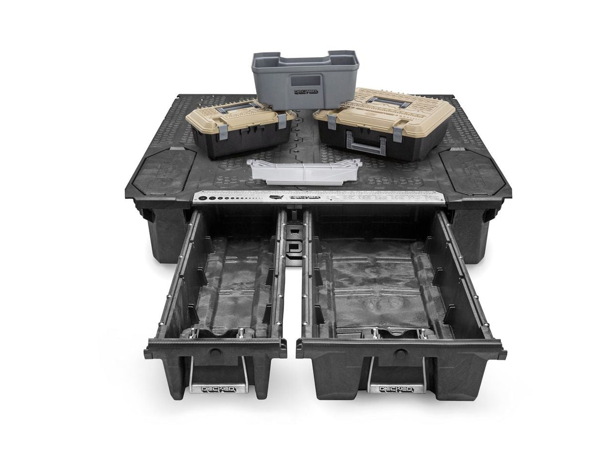 MT5 - Decked - Fits 2005-2018 Toyota Tacoma 5' 1" Bed (Black)