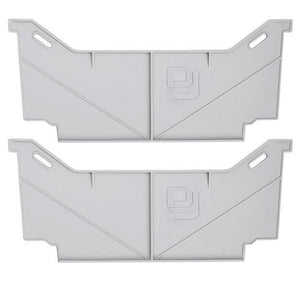 AD8WIDEx2 - Decked Accessories - Locking tab wide drawer dividers - (1) one set of two (Light Gray)
