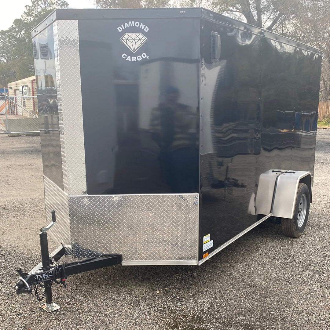97482 Diamond Cargo 6x12 SA Enclosed Trailer