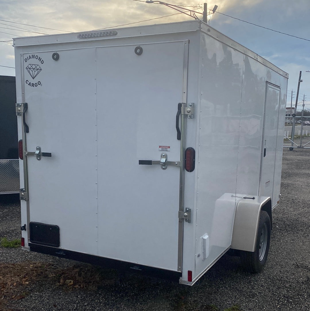 97480 Diamond Cargo 6x12 SA Enclosed Trailer