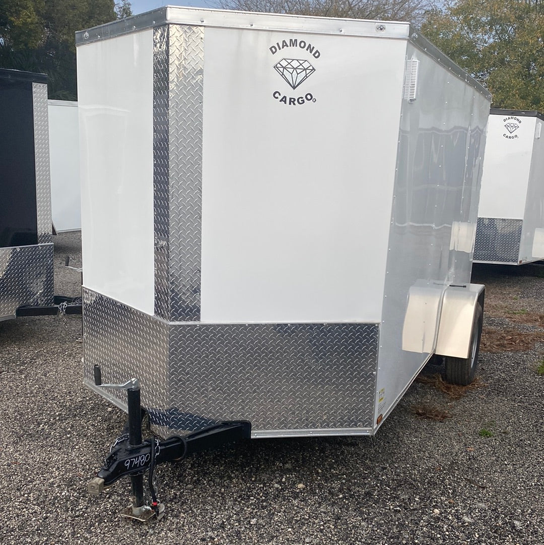 97480 Diamond Cargo 6x12 SA Enclosed Trailer