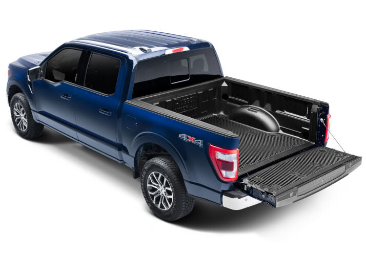 F55U21 - Rugged Liner Under Rail Bedliner - Fits 2021-2023 Ford F150 5' 7" Bed (Includes Lightning) with Pro Power