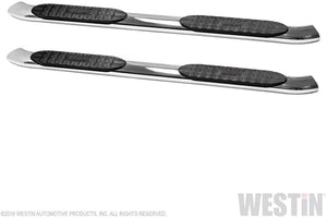 WES21-54130 - Westin Automotive Pro Traxx 5" Oval Nerf Step Bars - Polished Stainless Steel